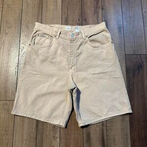 Vintage Calvin‎ Klein Baggy Jean Short Men's 36 Tan